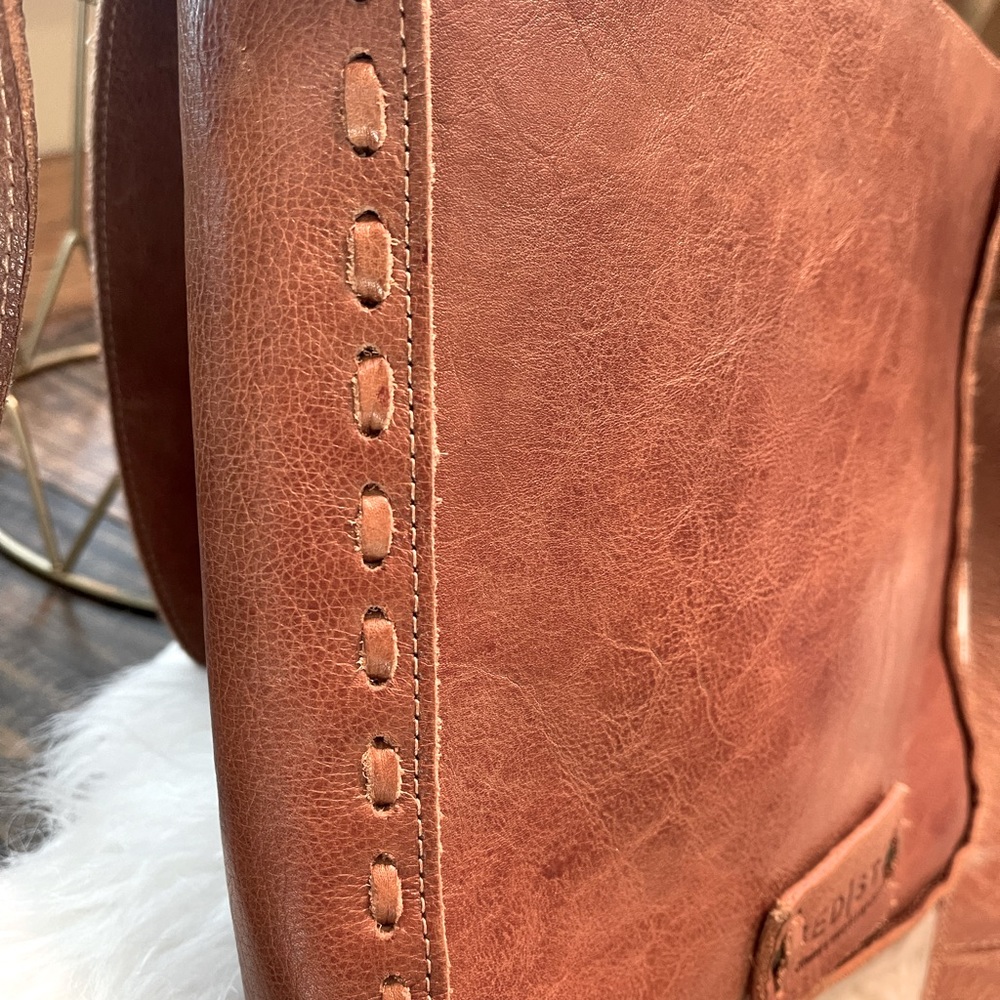 Brown Leather Crossbody Bag - Bedstu Inspired - Picture 6 of 14